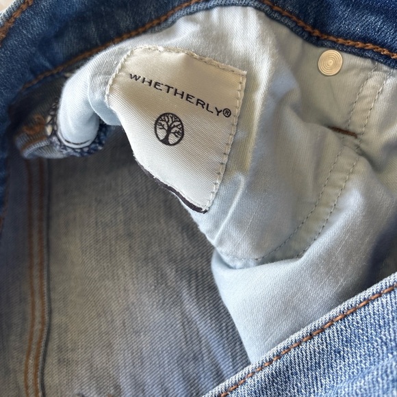 Whetherly Brandon High Rise Ankle Straight Leg Jeans 27 | Distressed Light Wash - Picture 7 of 7